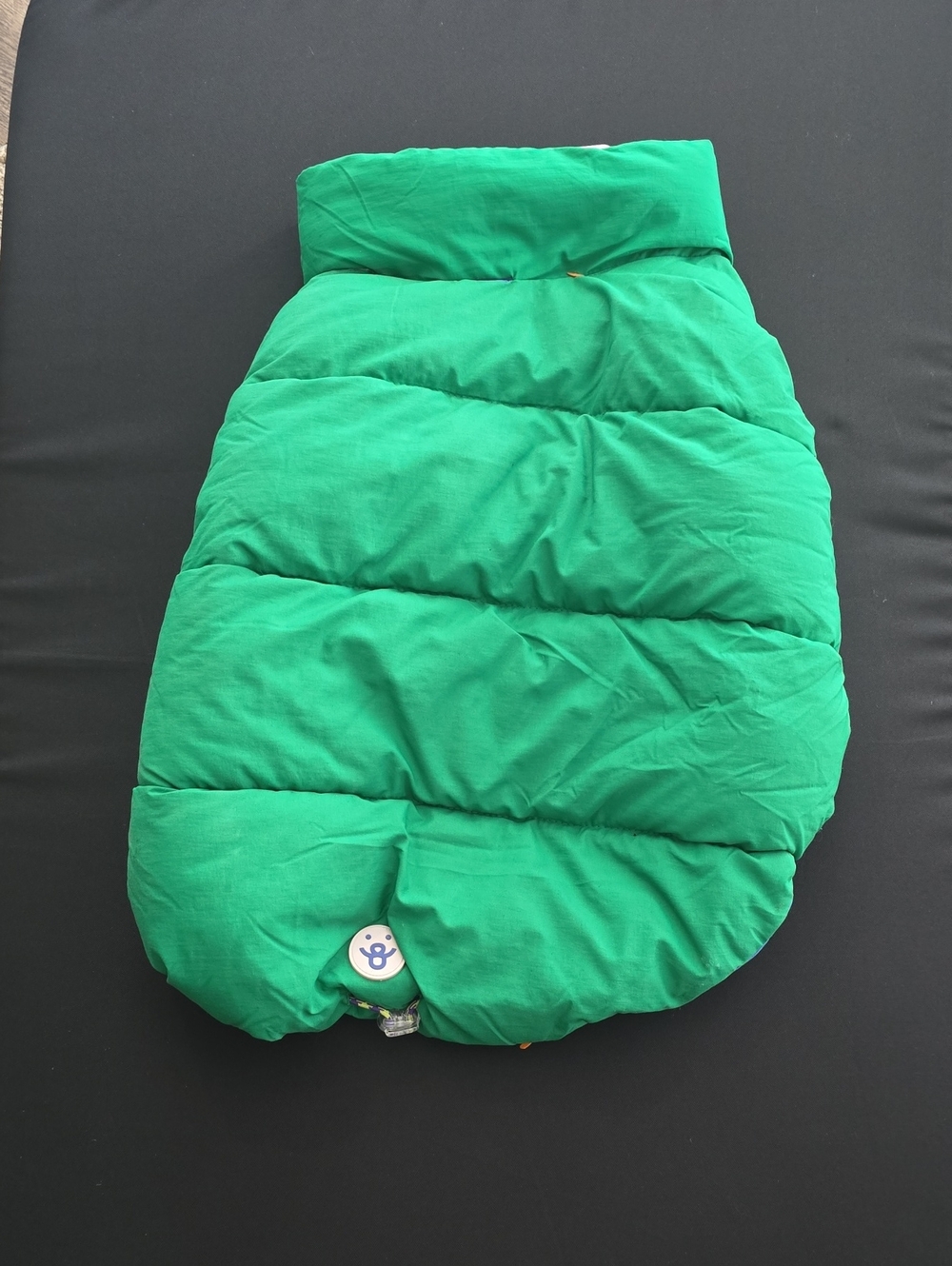 Oodles Green Dog Puffer Jacket